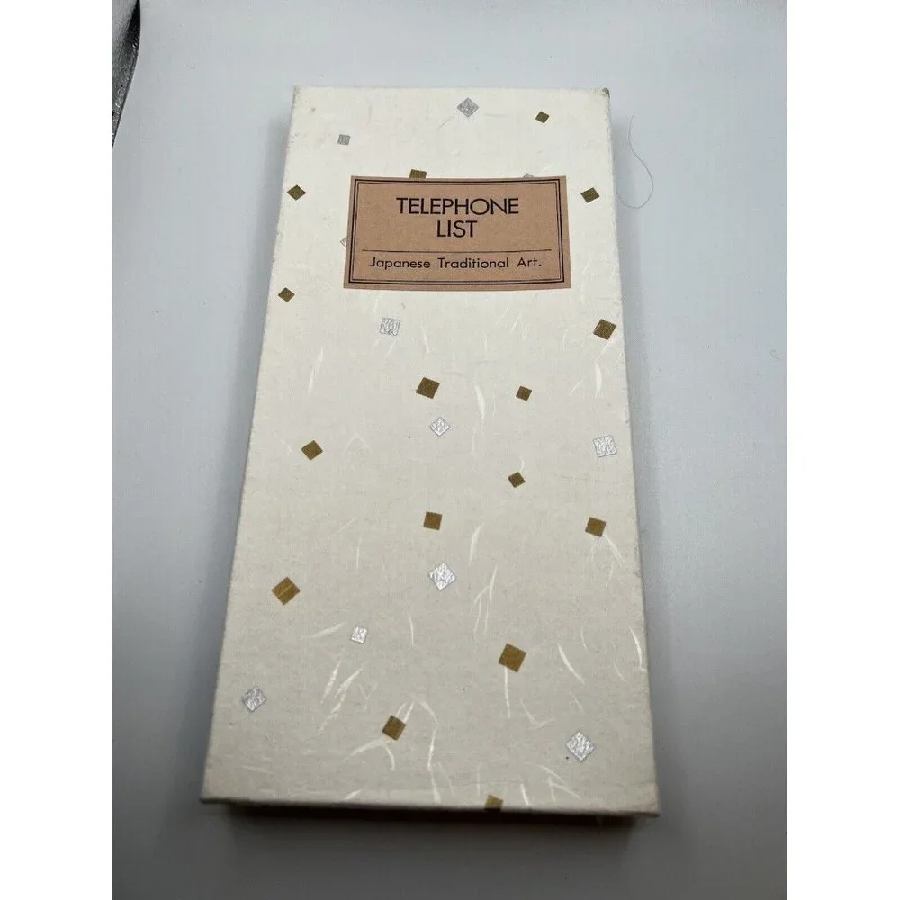 Telephone List Japanese Traditional Art made in Japan Kyoto FukuiAsaHido co ltd